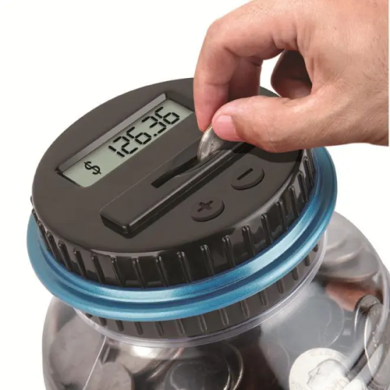 Digital Coin Jar with LCD Screen for US Coin Digital Coin Jar with LCD Screen for US Coin